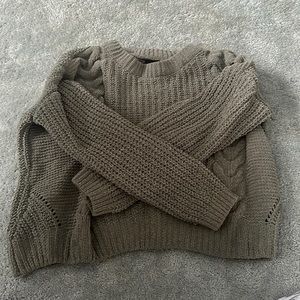 Green Turtleneck Sweater (Juniors)